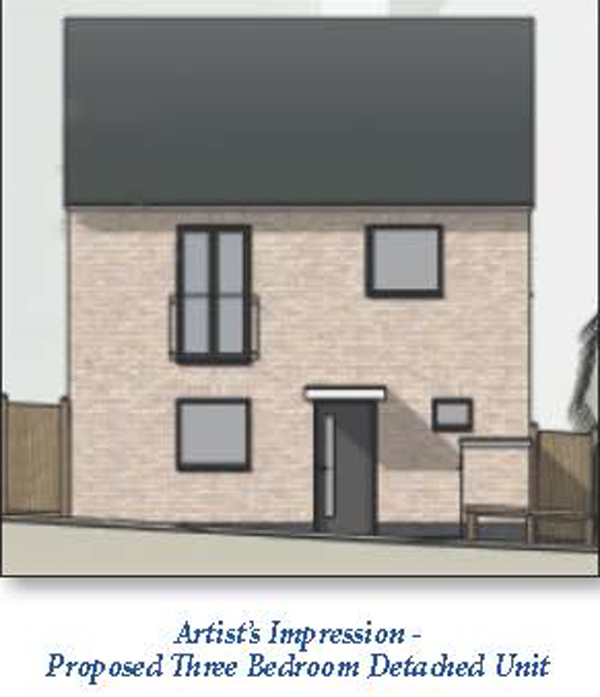 Lot: 84 - LAND WITH PLANNING FOR EIGHTEEN NEW HOMES - 
